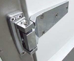 ヒンジ付きドア - ILKAZELL Isoliertechnik GmbH Zwickau - ステンレススチール製 / 屋内用 / 産業用