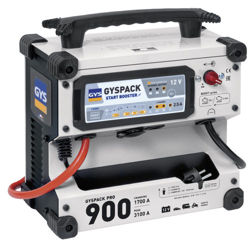 バイク用バッテリー ブースター充電器 - GYSPACK PRO 900 - GYS - 自動車用 / 12V / 鉛酸