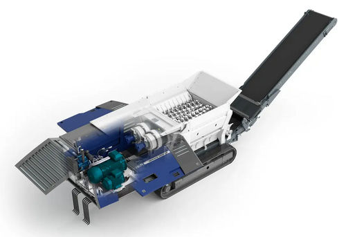 可動シュレッダー - Urraco 4000 series - Lindner Recyclingtech GmbH - 2 軸 / 廃棄物用 / 木材用