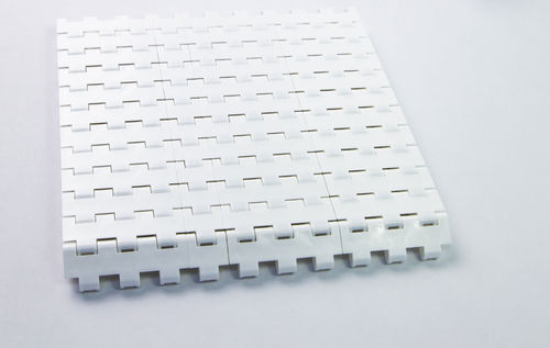 プラスチック製コンベヤチェーン - SpanTech - 蝶番式 / ウッドスプリング / モジュール式