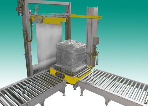 ターンテーブル式ストレッチ包装機 - Uniwrap 200 AE - Webster Griffin Ltd - 自動 / パレット用 / 伸縮フィルム