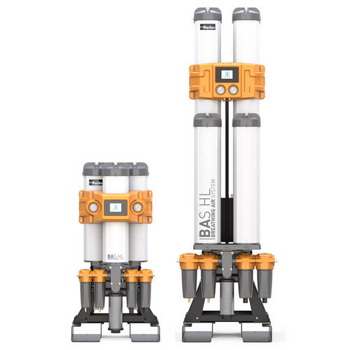 二酸化炭素 (CO2)ガス浄化装置 - BAS series - Parker Gas Separation and Filtration Division EMEA - 床置き