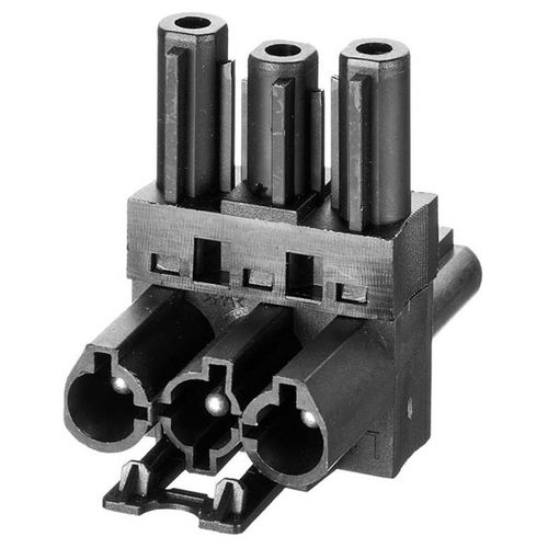 スプリッタープラグとソケット - Qneqt T Splitter - Müller Plastik GmbH - ハロゲン不使用 / 3極 / 低電圧