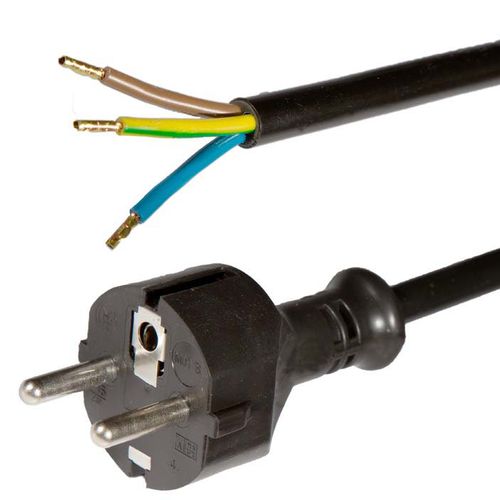 シート付電源コード - 2311, 2312, 2321, 2322 Series - Müller Plastik GmbH
