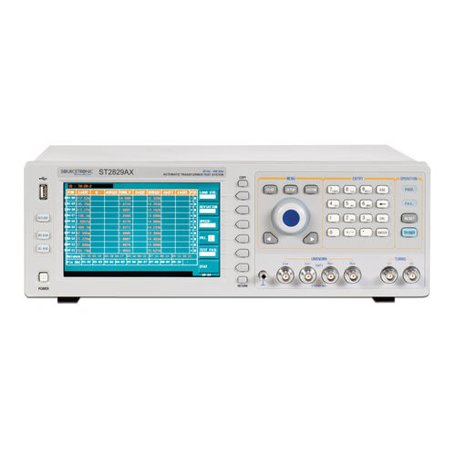 容量試験機器 - ST2829X Series  - Sourcetronic GmbH - 緩和用 / 絶縁抵抗 / 電気抵抗