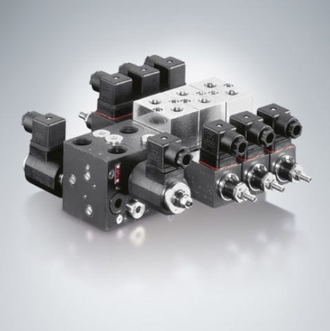 スプール油圧方向制御弁 - HST  - HAWE Hydraulik SE - 直動式 / 2方向 / スチール製