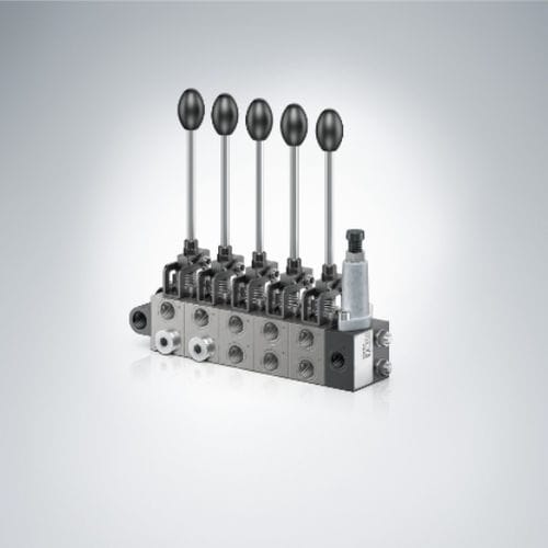 スプール油圧方向制御弁 - DL series - HAWE Hydraulik SE - 手動 / コンパクト