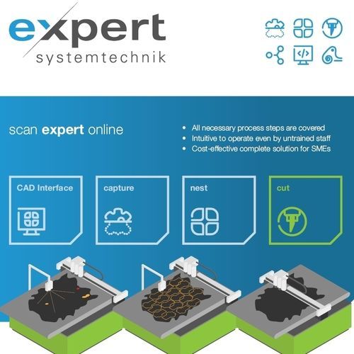 切断ソフトウェア モジュール - scan expert online - Expert Systemtechnik GmbH - 切断機用 / ウェブ上