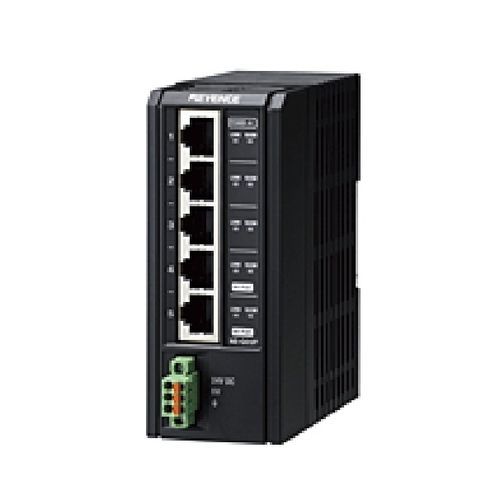 管理型イーサネットスイッチ - NE series - KEYENCE - 5 ポート / 産業用