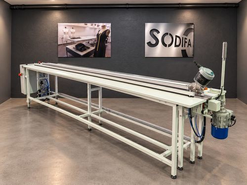 ファブリック用切断台 - SODIFA ESCA - 端部切断システム付