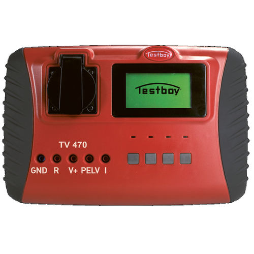 電気安全試験機 - TESTBOY TV 470 - Testboy - PAT / 携帯型 / LCDパネル付