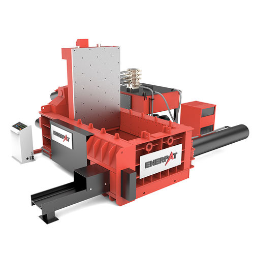 金属屑用梱包機 - AMB-L2014-250T - ENERPAT AMERICA - 金属チップ用 / 缶用 / 横型