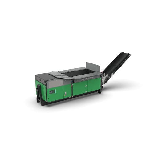 二重軸シュレッダー - Crambo e-mobile - Komptech - 木材用 / 植物性の廃棄物用 / コンパクト