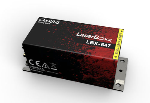 連続ダイオード レーザー - LBX-647 - Oxxius - ファイバー / 可視 / マーキング用