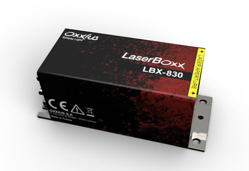 連続ダイオード レーザー - LBX-830 - Oxxius - ファイバー / 可視 / マーキング用