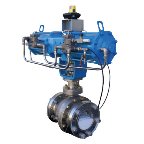 ボールバルブ - PDS series - Pentair Valves & Controls - 化学製品用 / フランジ取り付け / トラニオン式