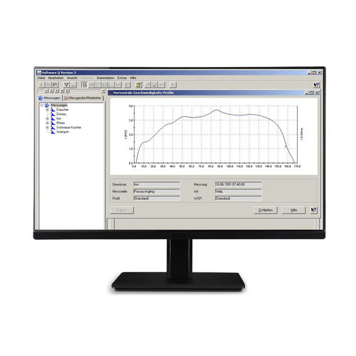 データ取り込み用ソフトウェア - Q 4 - Seba Hydrometrie GmbH & Co. KG - 保存 / 評価 / Windows