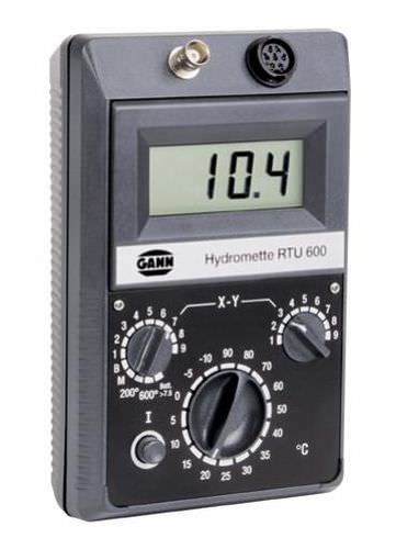 木材用湿度計 - 40 - 200 %, -200 ... +600 °C | Hydromette RTU 600 - GANN Mess- u. Regeltechnik GmbH - 空気用 / 建築資材用 / 温度計付き