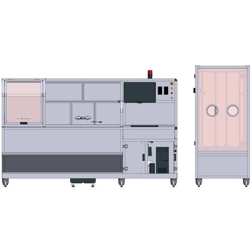 圧力試験用ベンチ - BPR-SWG5010 + OPZ-HP + OPZ-SHOWER - GIUSSANI SRL - パフォーマンス / 自動 / 真空