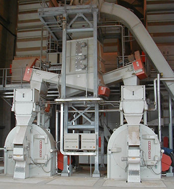 木材用粉砕機 - PSKM Series - Pallmann Maschinenfabrik - 打撃 / 縦型 / ダブル