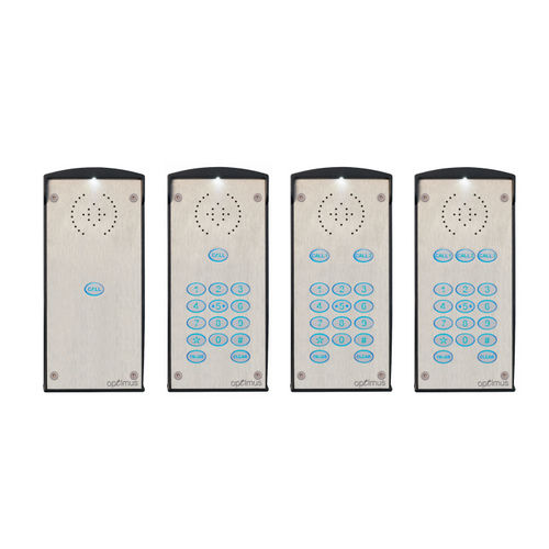 オーディオインターフォン システム - N-GSM E series - FAAC SpA - アクセス制御 / 壁取り付け式 / バックライト