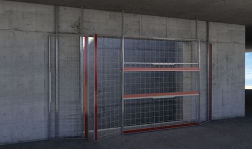 安全用フェンス - Elevator Shaft Working Cage - ES - Integrity Worldwide Inc.