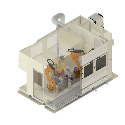 機械加工バリ取り機 - W100  - WMS-engineering Werkzeuge-Maschinen-Systeme GmbH - アルミニウム部品 / 大きなワークピース / 小型部品用