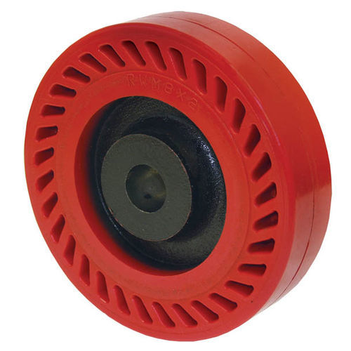 バンド式車輪 - UO  - RWM Casters - ポリウレタン被覆 / 緩衝器