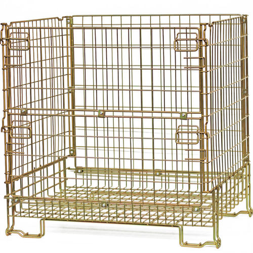 ワイヤーメッシュパレットボックス - PCMK121012-BI Jumbo - Arcawa GmbH - 貯蔵用 / 輸送用 / フォークリフトトラック用