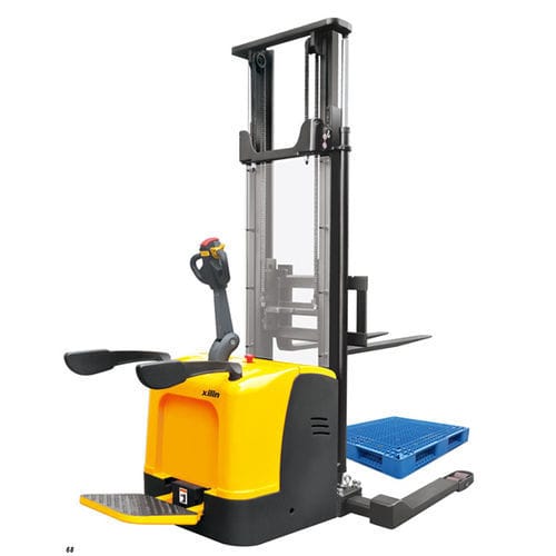 電動式スタッカートラック - CTDK15 - NINGBO RUYI JOINT STOCK CO., LTD - ライダープラットフォーム付 / スタンドオン / 24V