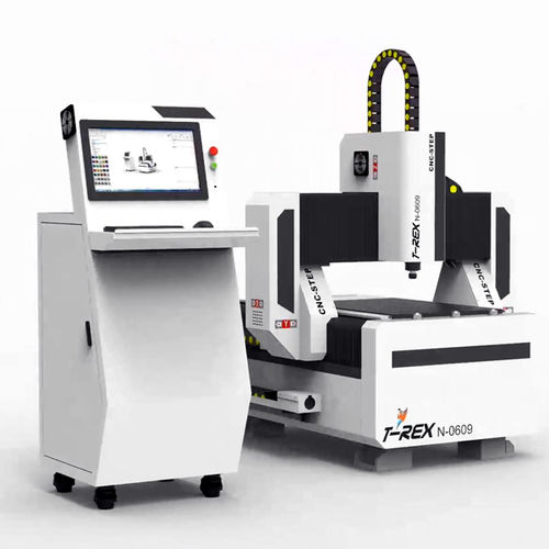 3軸フライス盤 - T-Rex N-0609 - CNC-STEP GmbH & Co. KG - 縦型 / 木材用 / ガントリー型