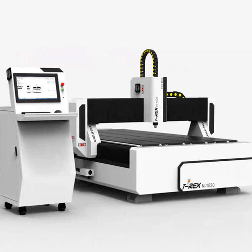 3軸フライス盤 - T-Rex N-1530 - CNC-STEP GmbH & Co. KG - 縦型 / 木材用 / ガントリー型