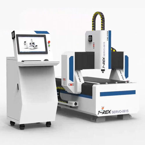 3軸フライス盤 - T-Rex Servo-0615 - CNC-STEP GmbH & Co. KG - 縦型 / 木材用 / 複合素材用