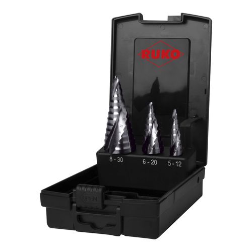 段付きドリル刃セット - 101626PRO - RUKO GmbH Präzisionswerkzeuge - 超硬 / スチール用 / ステンレススチール用