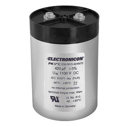 フィルムコンデンサ - E50 PK16™ - ELECTRONICON Kondensatoren - 円筒 / DC / 高圧電流