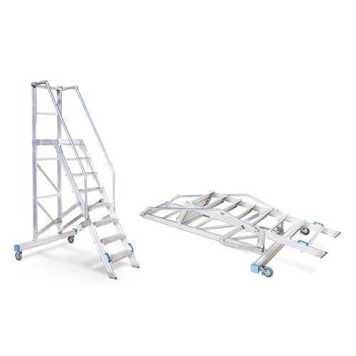 ローラー脚立 - 10105 series - European Special Ladders, S.A. (ESLA) - 車輪付き / 固定式 / アルミニウム