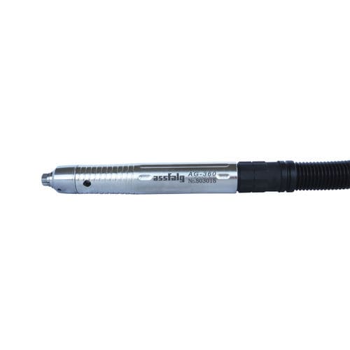 エアー携帯グラインダー - AG 360 - Assfalg GmbH - 直線型 / 人間工学デザイン / コンパクト
