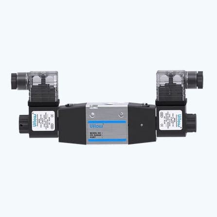 スプール空気圧方向制御弁 - DCS-E series - UFLOW AUTOMATION - 空気圧式 / 5方向2位置 / アルミニウム製