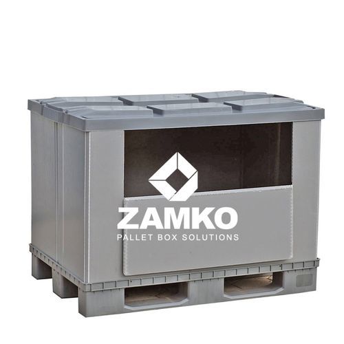 プラスチック製パレットボックス - PAN.e75.F - ZAMKO - 貯蔵用 / 輸送用 / ハンドリング用