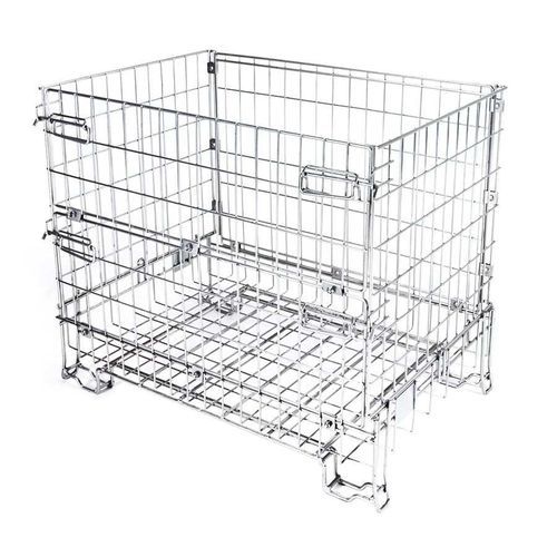 ワイヤーメッシュパレットボックス - S1210.1200 - ZAMKO - 輸送用 / ハンドリング用 / 貯蔵用