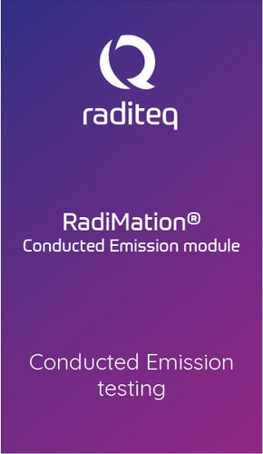 試験用ソフトウェア - RadiMation Conducted Emission module (RMC1001A#060) - Raditeq B.V. - 測定用