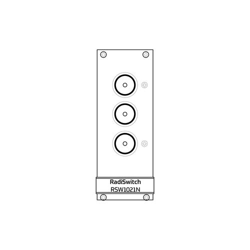 単極スイッチ - RadiSwitch 1x SPDT, N type - 12.4GHz (RSW1021N) - Raditeq B.V. - RF