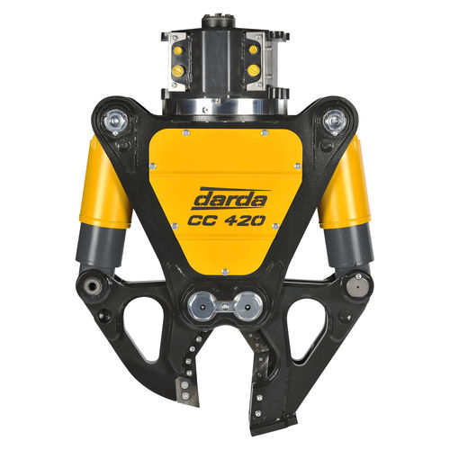 油圧式破砕剪断機 - CC420 S - Darda GmbH - ロータリー / 建設機械用 / スチール用