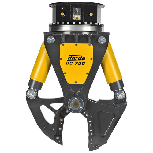 油圧式破砕剪断機 - CC700 S - Darda GmbH - ロータリー / 建設機械用 / 制御式