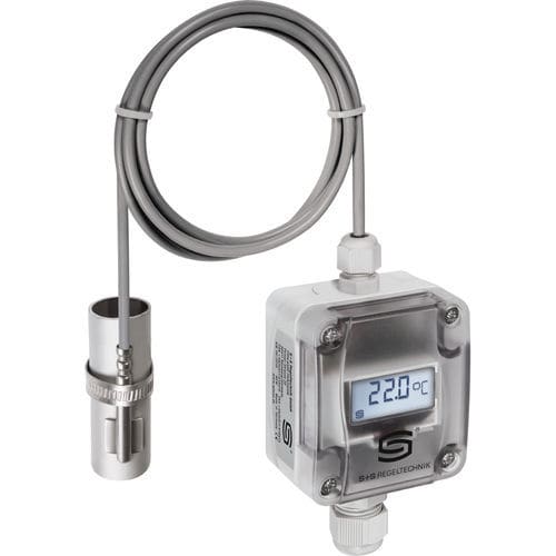 外部センサー付き温度センサ - ALTM2-U LCD - S+S Regeltechnik - Pt1000 / パイプ取付け / 0-10 V