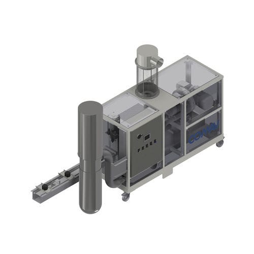 プラスチック用廃棄物圧縮機 - PPR100 - COMAV - 移動式 / 横型