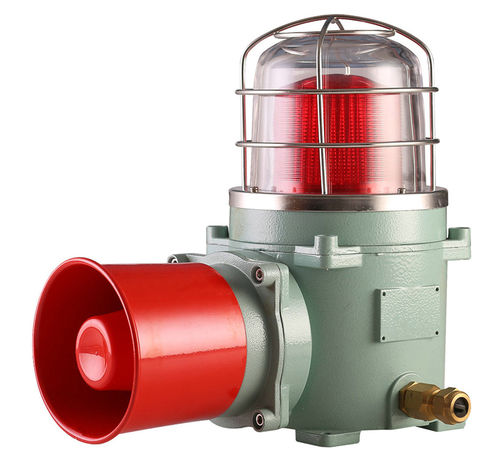 LEDライト付きサイレン - AESL-150 series - MA Safety Signal Co.,Ltd. - 電子 / 防爆 / 耐衝撃性