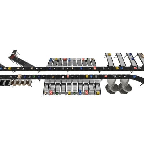 クロスベルト式選別機 - MX-H - Interroll/インターロール - 食品産業用 / 小包用 / ボール箱用