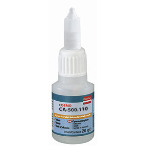 シアノアクリラート系接着剤 - COSMO CA-500.110 - Weiss Chemie - アルミニウム用 / プラスチック用 / ゴム用