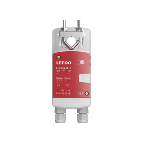 電動ダンパー用アクチュエータ - LFZ05 - ZHEJIANG LEFOO CONTROLS CO., LTD - 電動式 / 回転式 / パートターン